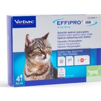 Effipro Duo Spot-On Kat tot 6 kg - 4 pip