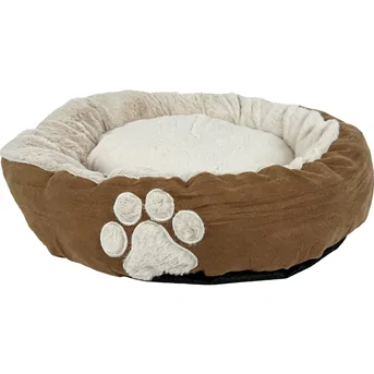 Hugs hondenmand ovaal mocha bruin 61x61x13 cm