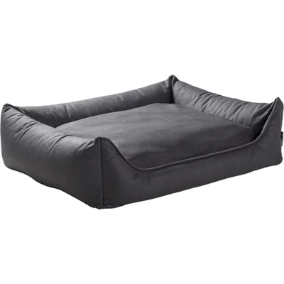 MaxxNobel Ultra Orthopedische Sofa Lederlook Zwart 100 x 80 cm