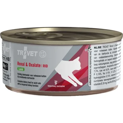 Trovet Renal & Oxalate RID lam kat natvoer 12x200gr
