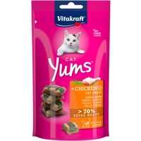 Vitakraft Cat Yums kip met kattengras kattensnack (40 g) 2 verpakkingen