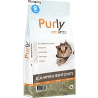 Purly Clumping bentoniet kattenbakvulling Natural 2 x 5 liter