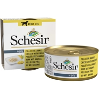 10x Schesir Hondenvoer Kip - Ananas 150 gr