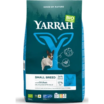 4x Yarrah Bio Hondenvoer Adult Small Breed Kip 2 kg