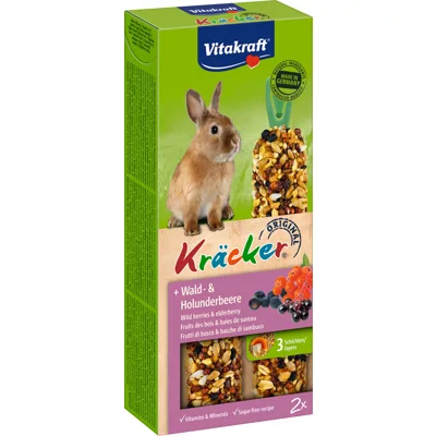 Vitakraft Konijn Kracker Bos en Vlierbessen 2 stuks