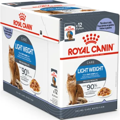48x Royal Canin Light Weight Care Jelly Kattenvoer Nat 85 gr