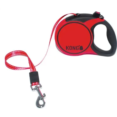 KONG Retractable Leash Terrain - S - Rood