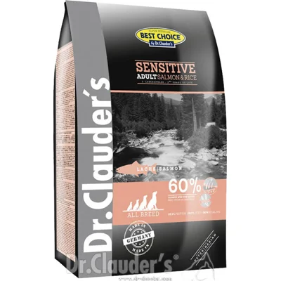 Dr. Clauder's Best Choice All Breed Adult - Zalm & Rijst - 12,5 kg