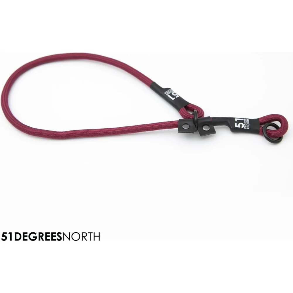 51 Degrees North - Wanderful - Collar - Rope - Burgundy - 50-65 cm x 8 mm