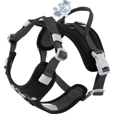 Hurtta Hondentuig Weekend Warrior Harness Zwart 1 stuk