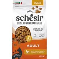 6x Schesir Monoproteïne Kattenvoer Droog Kip 1,5 kg
