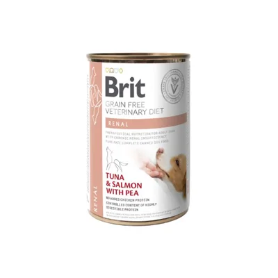 Brit Veterinary Diet Dog - Grain free - Renal - Blik - 6 x 400 g