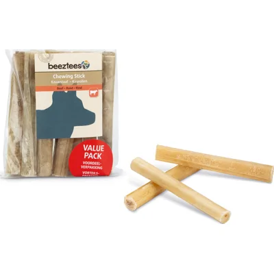 Beeztees Kauwstaaf hondensnack 12,5 cm 10 stuks