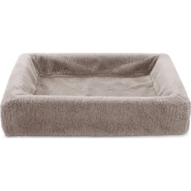 Bia bed fleece hoes hondenmand taupe bia-2 60x50x12,5 cm