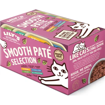 Lily's Kitchen Selectie Patés multipack natvoer kat 8 x 85 gram