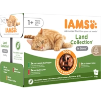 Iams Delights Adult Land Collection in gravy natvoer kat (12x85 g) 12 x 85 g