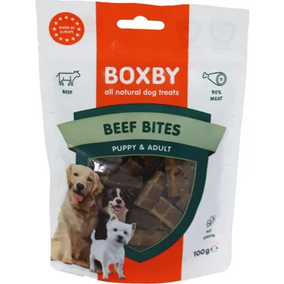 Boxby Beef Bites hondensnacks 100 g