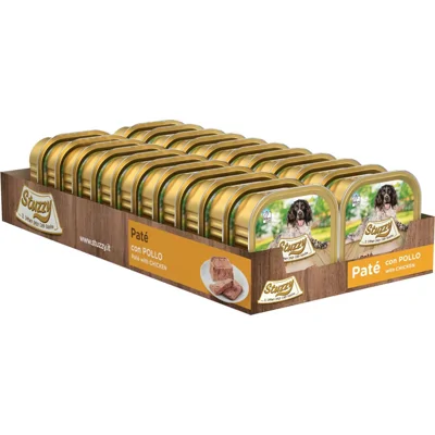 22x Stuzzy Hondenvoer Paté Kip 150 gr