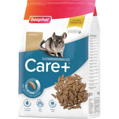 4x Beaphar Care+ Chinchilla 1,5 kg