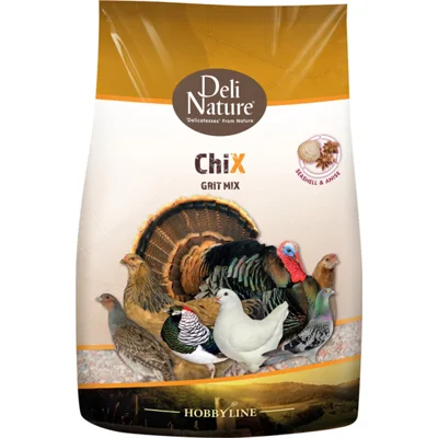 6x Deli Nature Chix Kippen Grit 3 kg