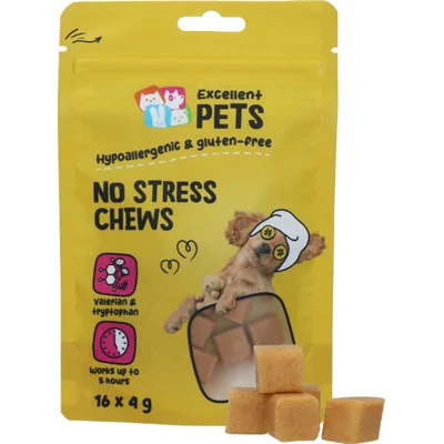 Excellent Pets Dog No Stress Soft Chews - 16 stuks