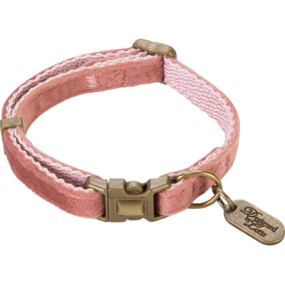 Designed by Lotte Velura - Hondenhalsband   - Roze - 48-70 x 25 cm