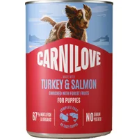 Carnilove Can Paté Puppy - Kalkoen & Zalm - 6 x 400 g