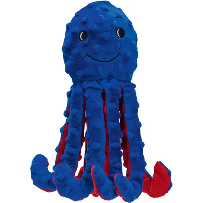 Beeztees Octopus Amy Blauw hondenspeelgoed 25x8,5x7,5 cm