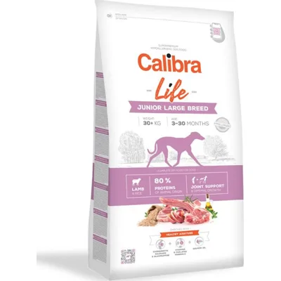 Calibra Life Dog Junior Large Breed Lamb hondenvoer 12kg