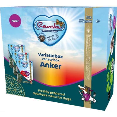 Renske vers hond variatiebox Anker 15x375gr