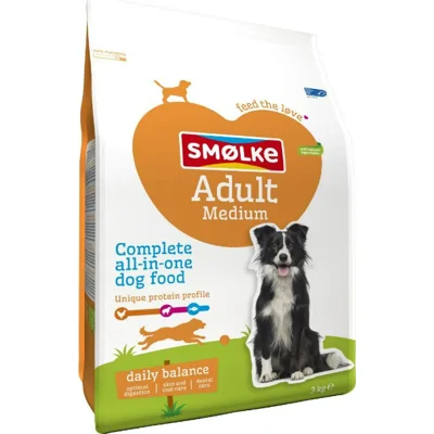 Smølke Adult Medium hondenvoer 3kg