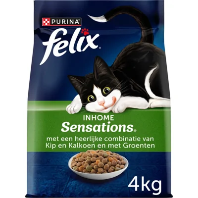 Felix Inhome Sensations kattenvoer 2 x 4 kg