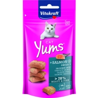 Vitakraft Cat Yums met zalmsmaak kattensnack (40 g) 2 verpakkingen