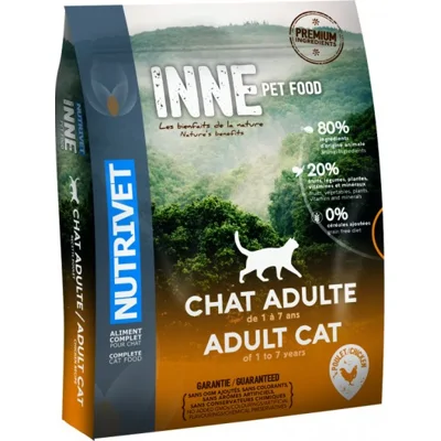 Nutrivet Inne Cat Adult kip kattenvoer 2 x 6 kg