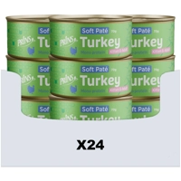 24x Prins Soft Paté Kattenvoer Nat Kalkoen 70 gr
