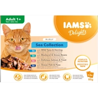 2x IAMS Delights Sea Collection in Saus 12 x 85 gr
