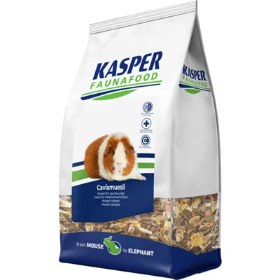 3x Kasper Faunafood Hobbyline Caviamuesli 2,5 kg