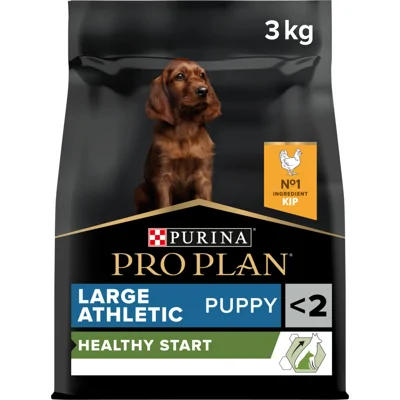 4x Pro Plan Puppy Large Athletic Healthy Start Kip 3 kg