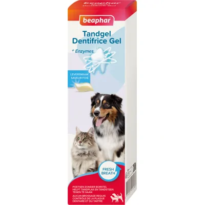 6x Beaphar Tandgel Hond&Kat 100 gr