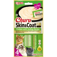 Ciao Churu Kattensnack Skin&Coat - Chicken&Scallop 4 x 14 gr