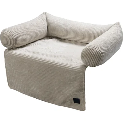 Designed by Lotte Bankkussen Ribbed Lichtgrijs 70 x 50 x 13,5 cm
