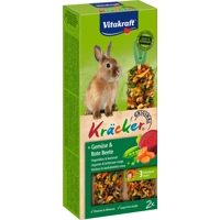 Vitakraft Konijn Kracker Groente - Biet 2 stuks