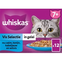 Whiskas 7+ Selectie in gelei - Vis - 24 x 85 g
