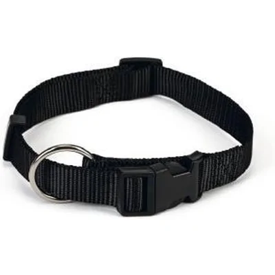 Beeztees Halsband Hond - Zwart - Nylon - 30-45 cm x 15 mm