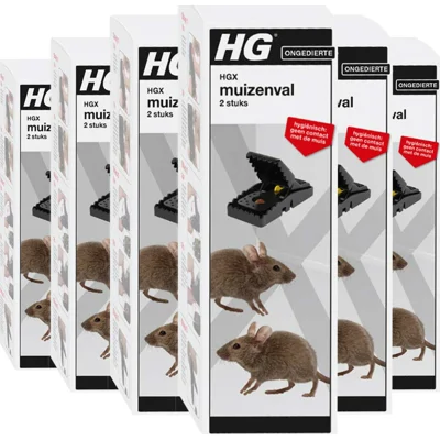 6x HG Muizenval 2 stuks