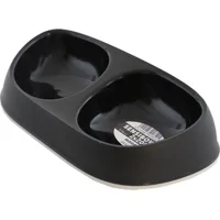 Moderna Sensi Bowl - Dubbele Voerbak - Zwart
