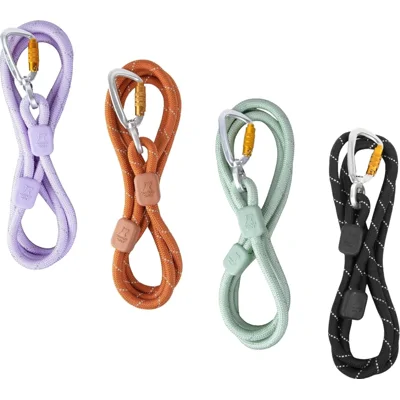 Woolly Wolf Rope Leash - Lavender