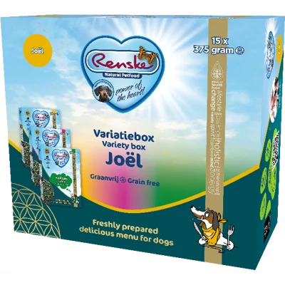 Renske vers hond variatiebox Joël graanvrij 15x375gr