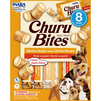 Inaba Churu Bites kip hondensnack 16 x 12 g