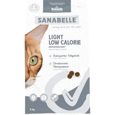 Sanabelle Light Low Calorie kattenvoer 2 x 8 kg